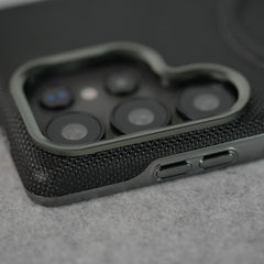 Samsung Galaxy Ultra Series Shiny Dotted MagSafe Cover With Metal Camera Bump