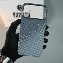 iPhone 17 Series Premium Pixel Gradient MagSafe Case with Metal Camera Frame