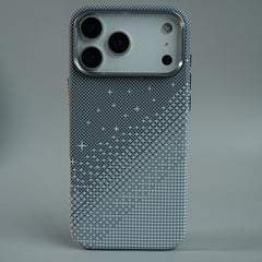 iPhone 17 Series Premium Pixel Gradient MagSafe Case with Metal Camera Frame