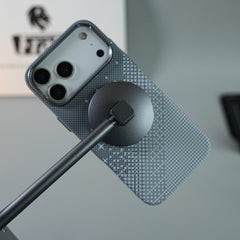 iPhone 17 Series Premium Pixel Gradient MagSafe Case with Metal Camera Frame