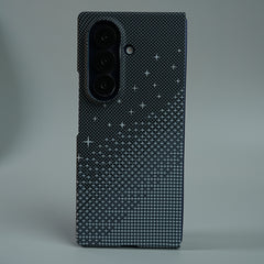 Galaxy Fold 7 Premium Pixel Gradient MagSafe Case with Metal Camera Frame