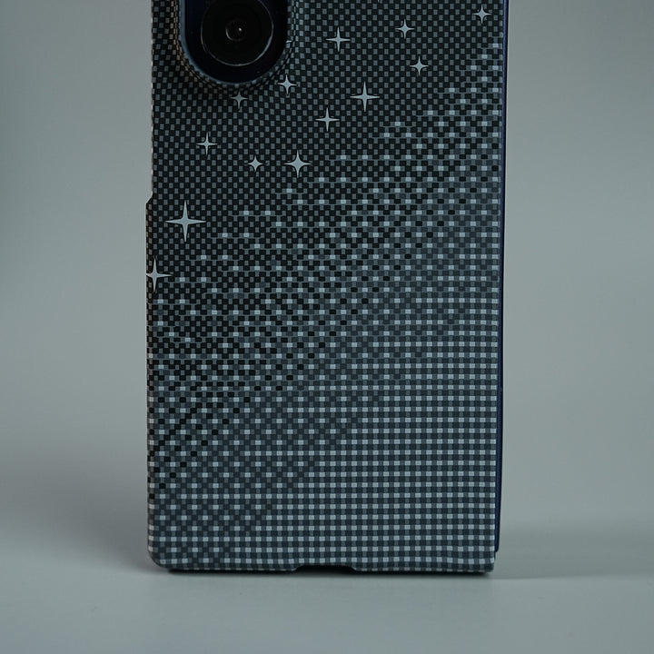 Galaxy Fold 7 Premium Pixel Gradient MagSafe Case with Metal Camera Frame