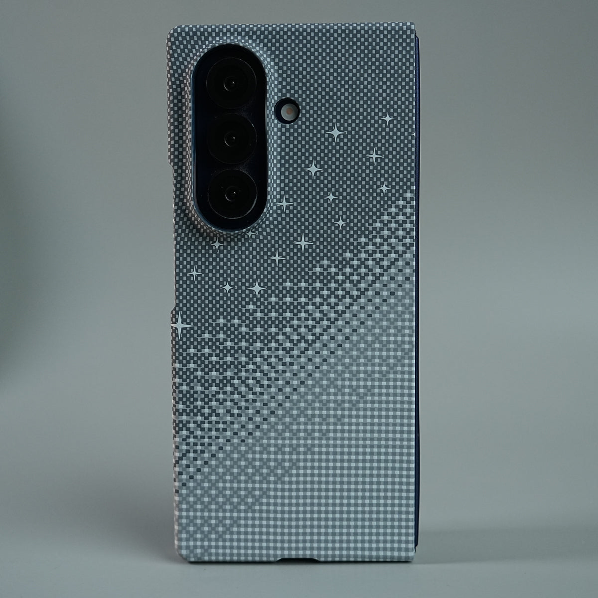 Galaxy Fold 7 Premium Pixel Gradient MagSafe Case with Metal Camera Frame
