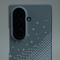 Galaxy Fold 7 Premium Pixel Gradient MagSafe Case with Metal Camera Frame
