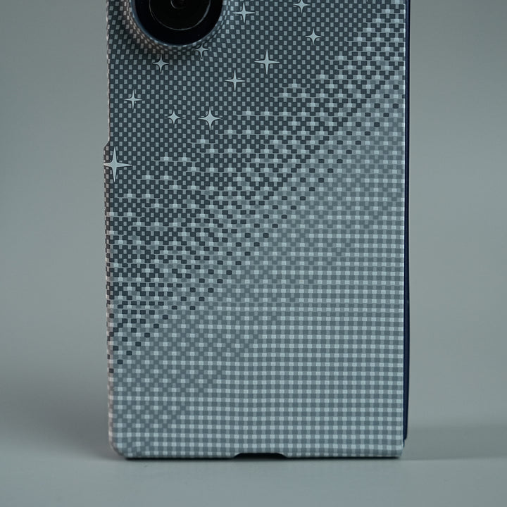 Galaxy Fold 7 Premium Pixel Gradient MagSafe Case with Metal Camera Frame