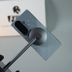 Galaxy Fold 7 Premium Pixel Gradient MagSafe Case with Metal Camera Frame