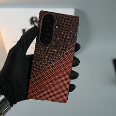 Galaxy Fold 7 Premium Pixel Gradient MagSafe Case with Metal Camera Frame