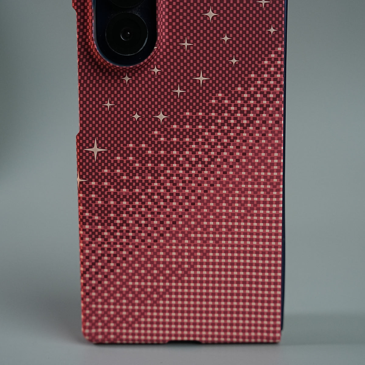 Galaxy Fold 7 Premium Pixel Gradient MagSafe Case with Metal Camera Frame
