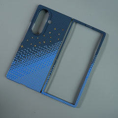 Galaxy Fold 7 Premium Pixel Gradient MagSafe Case with Metal Camera Frame