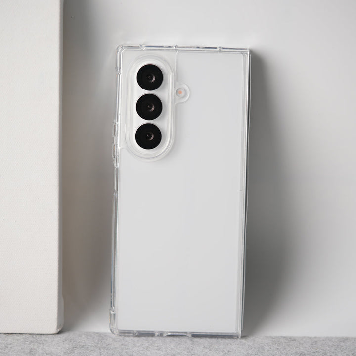 Samsung Galaxy Z Fold 7 Sleek Transparent Case Cover