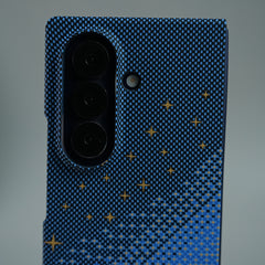 Galaxy Fold 7 Premium Pixel Gradient MagSafe Case with Metal Camera Frame