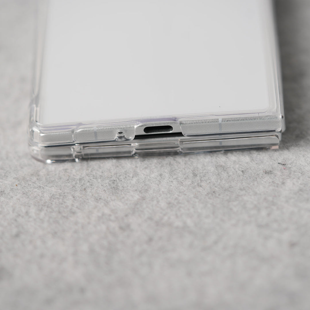 Samsung Galaxy Z Fold 7 Sleek Transparent Case Cover