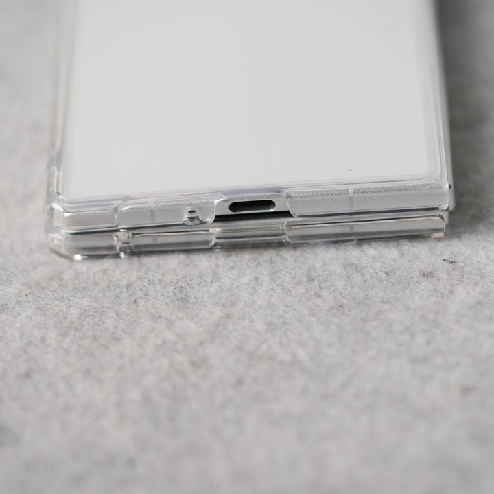 Samsung Galaxy Z Fold 7 Sleek Transparent Case Cover