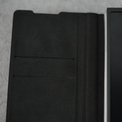 Samsung Galaxy Z Fold Series Premium Leather Textured Flip Case with Metal Kick Stand Cover