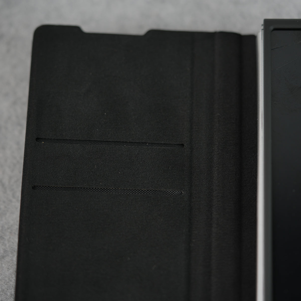 Samsung Galaxy Z Fold Series Premium Leather Textured Flip Case with Metal Kick Stand Cover