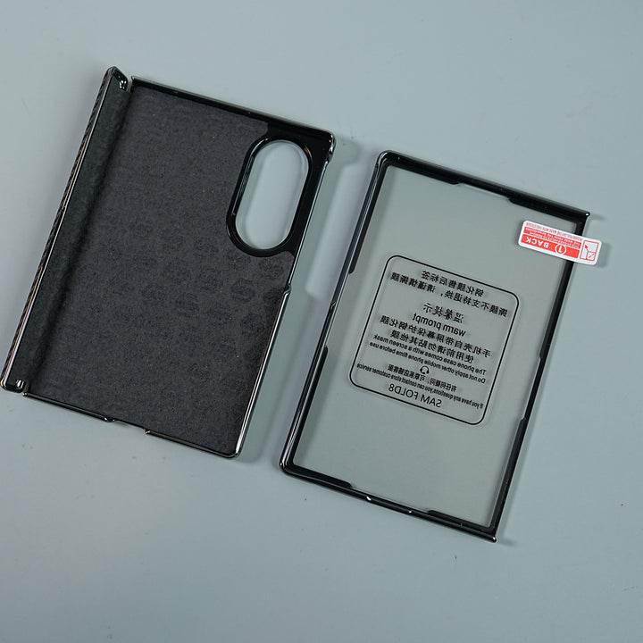 Matte Protective Case with Carbon Fiber Texture & Dual Protective Material For Galaxy Z Fold 8