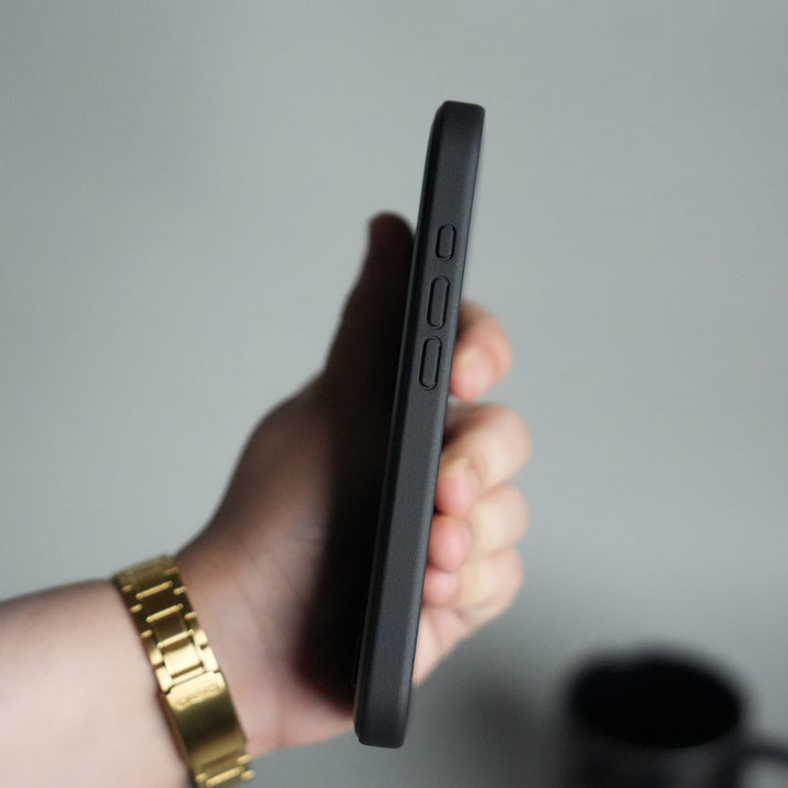 iPhone 17 Full PU Leather Inbuilt Metal Stand Case Cover