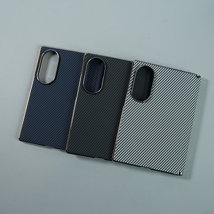 Matte Protective Case with Carbon Fiber Texture & Dual Protective Material For Galaxy Z Fold 8