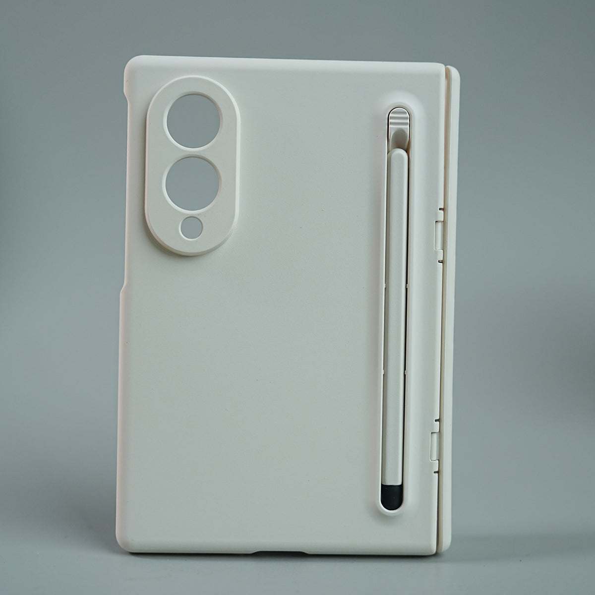 Matte Finish Case with Built-in Screen Protector For Samsung Galaxy Z Fold 8 | Full Hinge Protection & S Pen Holder