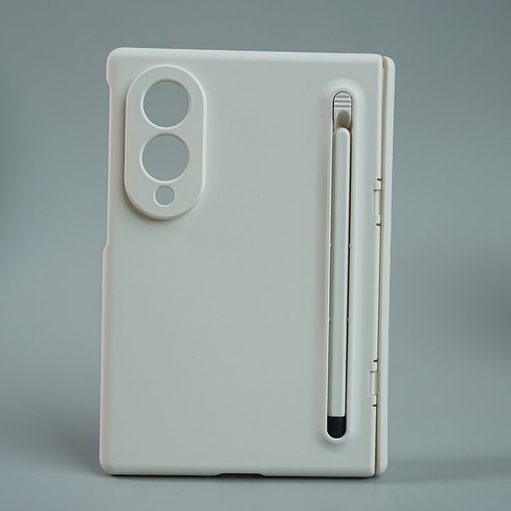 Matte Finish Case with Built-in Screen Protector For Samsung Galaxy Z Fold 8 | Full Hinge Protection & S Pen Holder