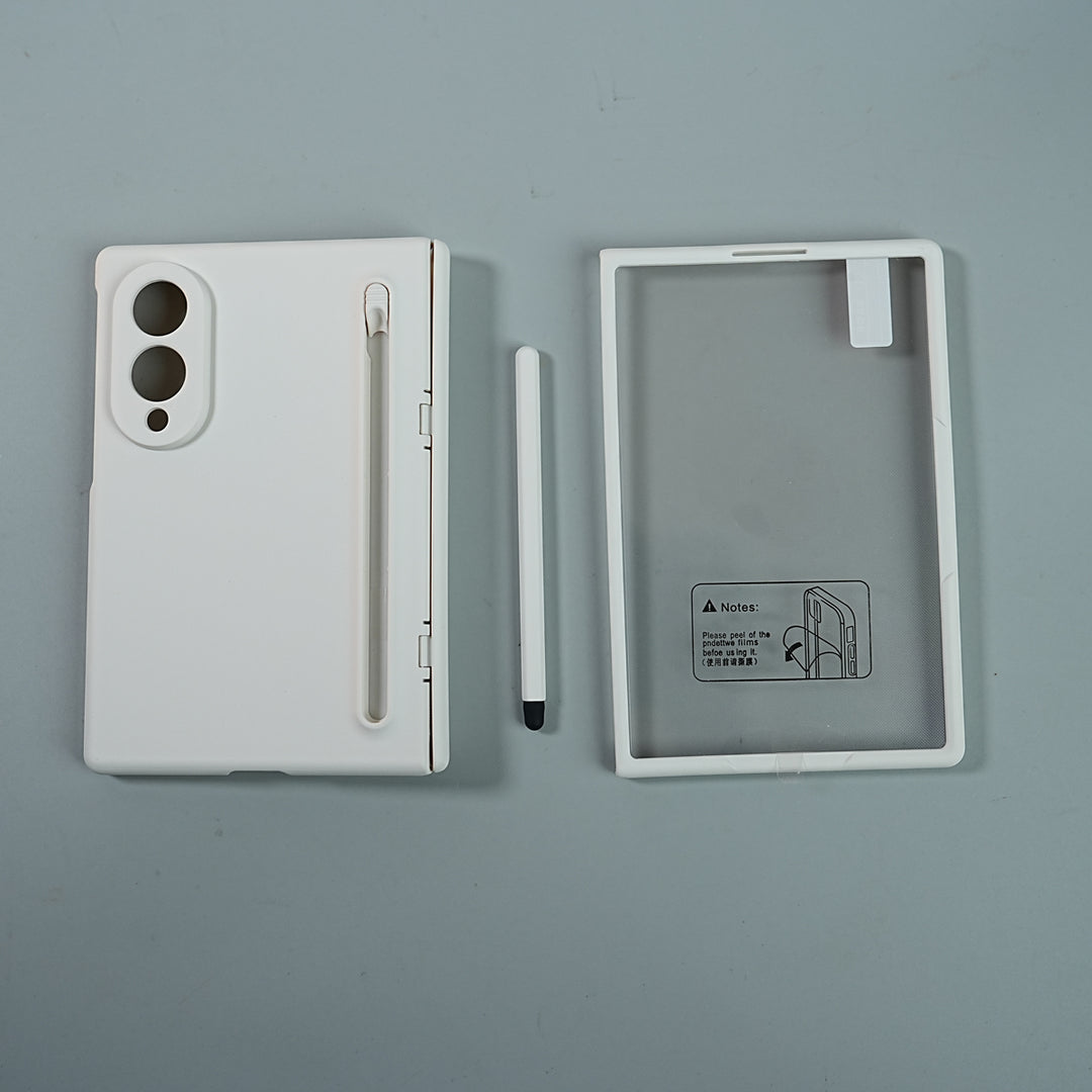 Matte Finish Case with Built-in Screen Protector For Samsung Galaxy Z Fold 8 | Full Hinge Protection & S Pen Holder