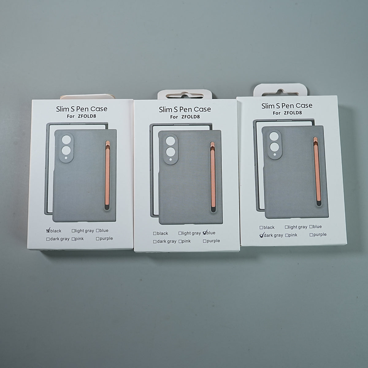 Matte Finish with Full Hinge Protection For Galaxy Z Fold 8 | S Pen Holder Protective Case