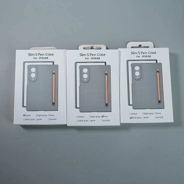 Matte Finish with Full Hinge Protection For Galaxy Z Fold 8 | S Pen Holder Protective Case