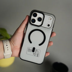 iPhone 17 Pro Max Transparent MagSafe Case with Metal Camera Frame | Crystal Clear Back Cover