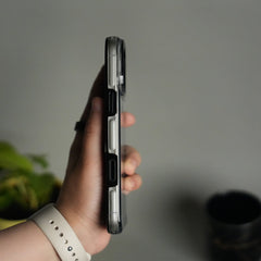 iPhone 17 Pro Max Transparent MagSafe Case with Metal Camera Frame | Crystal Clear Back Cover