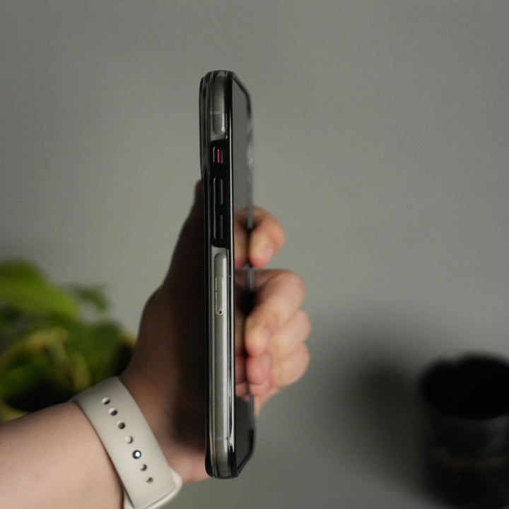 iPhone 17 Pro Max Transparent MagSafe Case with Metal Camera Frame | Crystal Clear Back Cover