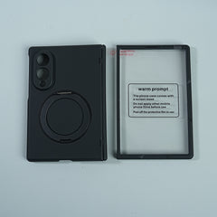 Matte Ring Stand Case For Samsung Galaxy Z Fold 8 | Built-in Screen Protector & Full Hinge Protection