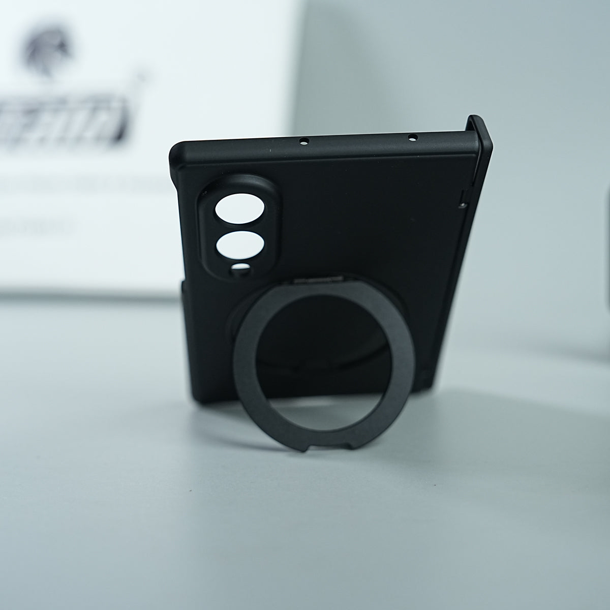 Matte Ring Stand Case For Samsung Galaxy Z Fold 8 | Built-in Screen Protector & Full Hinge Protection