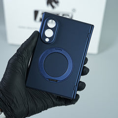 Matte Ring Stand Case For Samsung Galaxy Z Fold 8 | Built-in Screen Protector & Full Hinge Protection