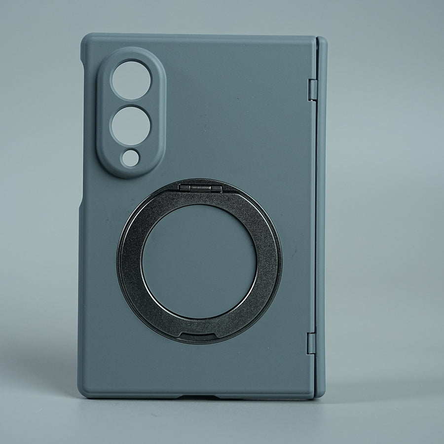Matte Ring Stand Case For Samsung Galaxy Z Fold 8 | Built-in Screen Protector & Full Hinge Protection