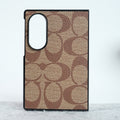 Luxury CC Brand PU Leather Design Case Cover For Samsung Galaxy Z Fold 8