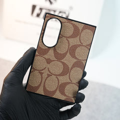 Luxury CC Brand PU Leather Design Case Cover For Samsung Galaxy Z Fold 8