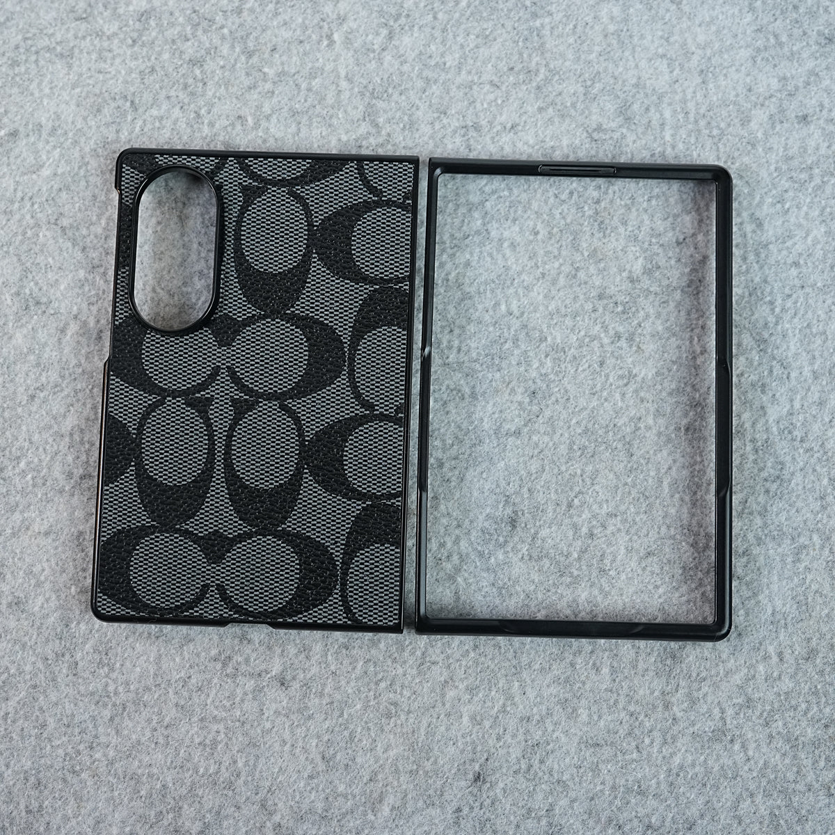 Luxury CC Brand PU Leather Design Case Cover For Samsung Galaxy Z Fold 8