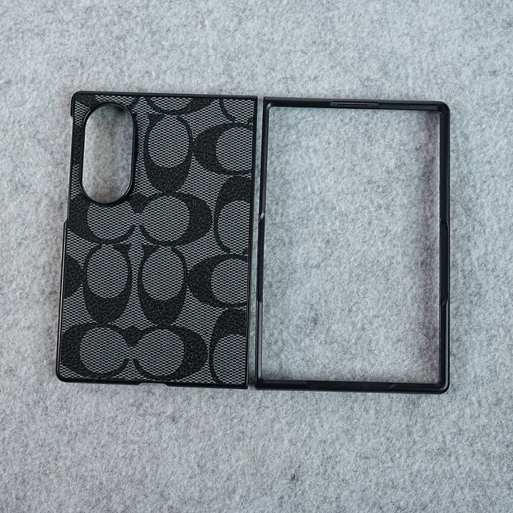 Luxury CC Brand PU Leather Design Case Cover For Samsung Galaxy Z Fold 8