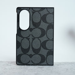 Luxury CC Brand PU Leather Design Case Cover For Samsung Galaxy Z Fold 8