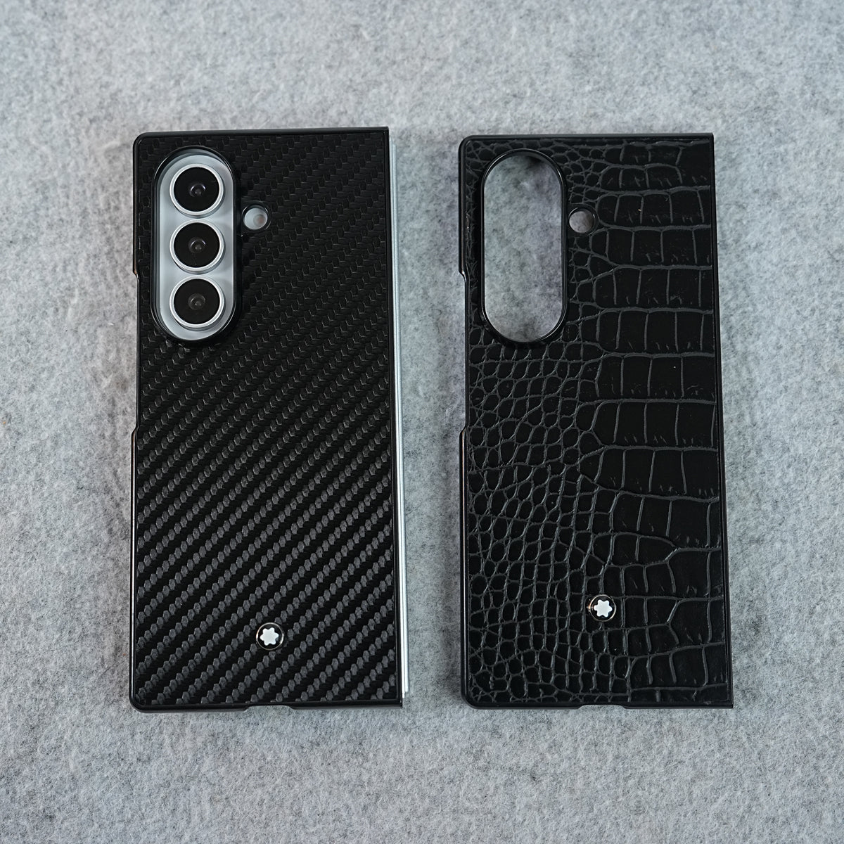 Black Textured MB Case Cover for Samsung Galaxy Z Fold 8 Ultra