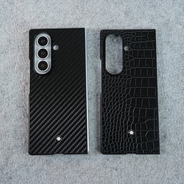 Black Textured MB Case Cover for Samsung Galaxy Z Fold 8 Ultra