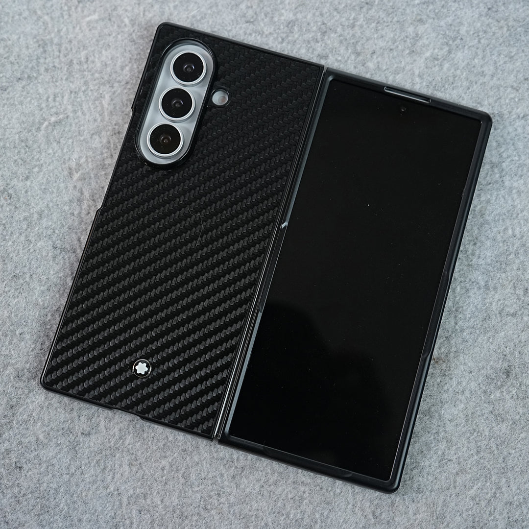 Black Textured MB Case Cover for Samsung Galaxy Z Fold 8 Ultra