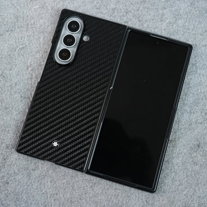 Black Textured MB Case Cover for Samsung Galaxy Z Fold 8 Ultra