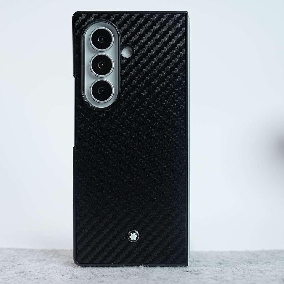 Black Textured MB Case Cover for Samsung Galaxy Z Fold 8 Ultra