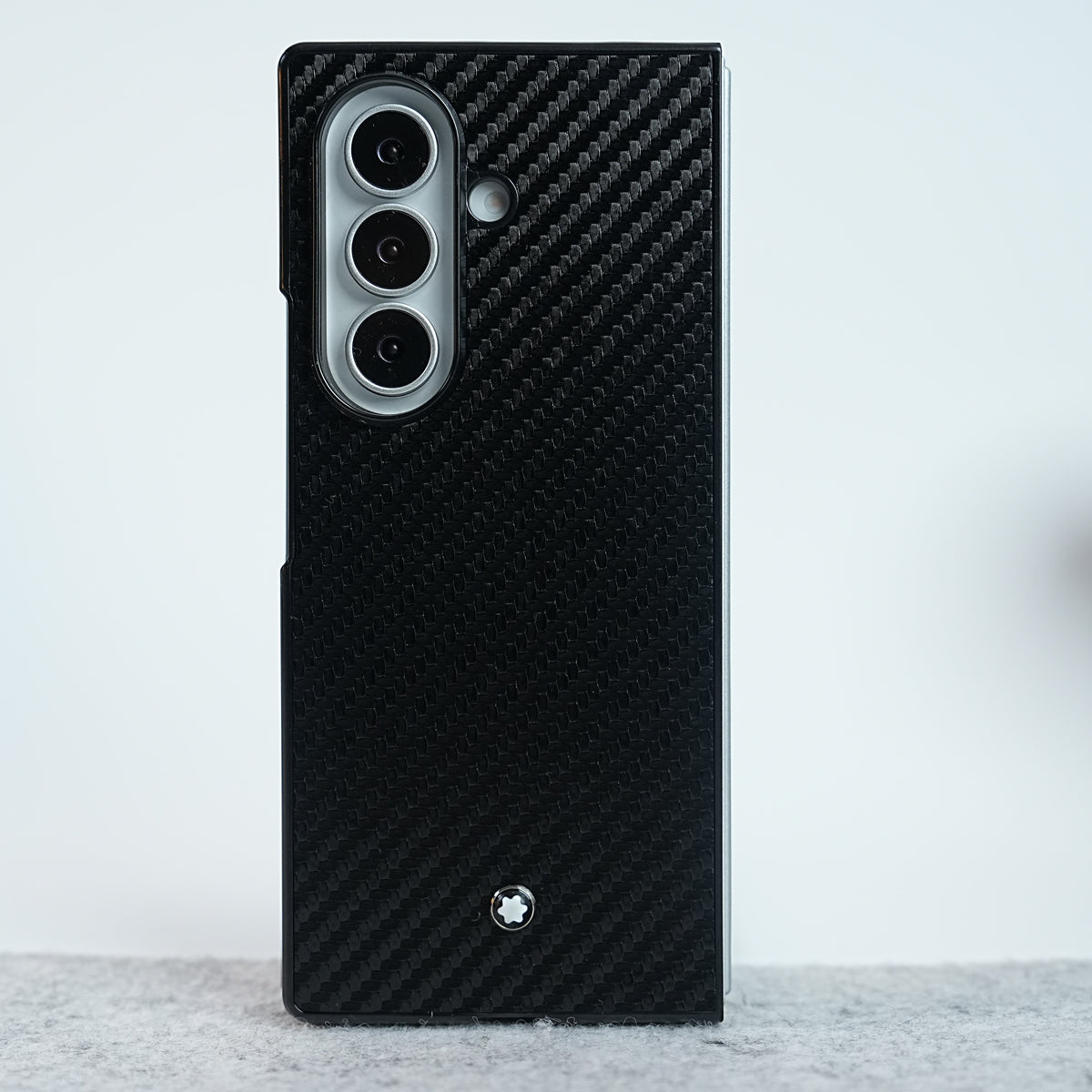 Black Textured MB Case Cover for Samsung Galaxy Z Fold 8 Ultra