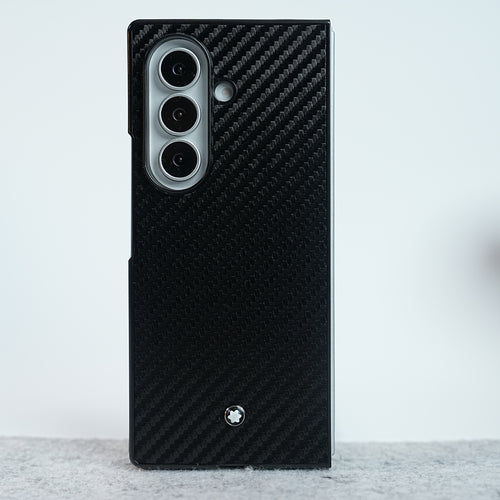 Black Textured MB Case Cover for Samsung Galaxy Z Fold 8 Ultra