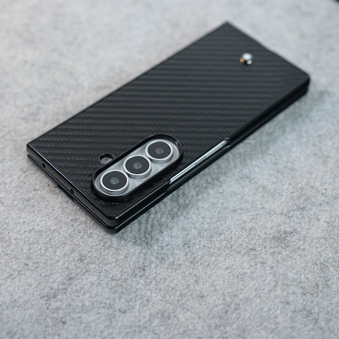 Black Textured MB Case Cover for Samsung Galaxy Z Fold 8 Ultra