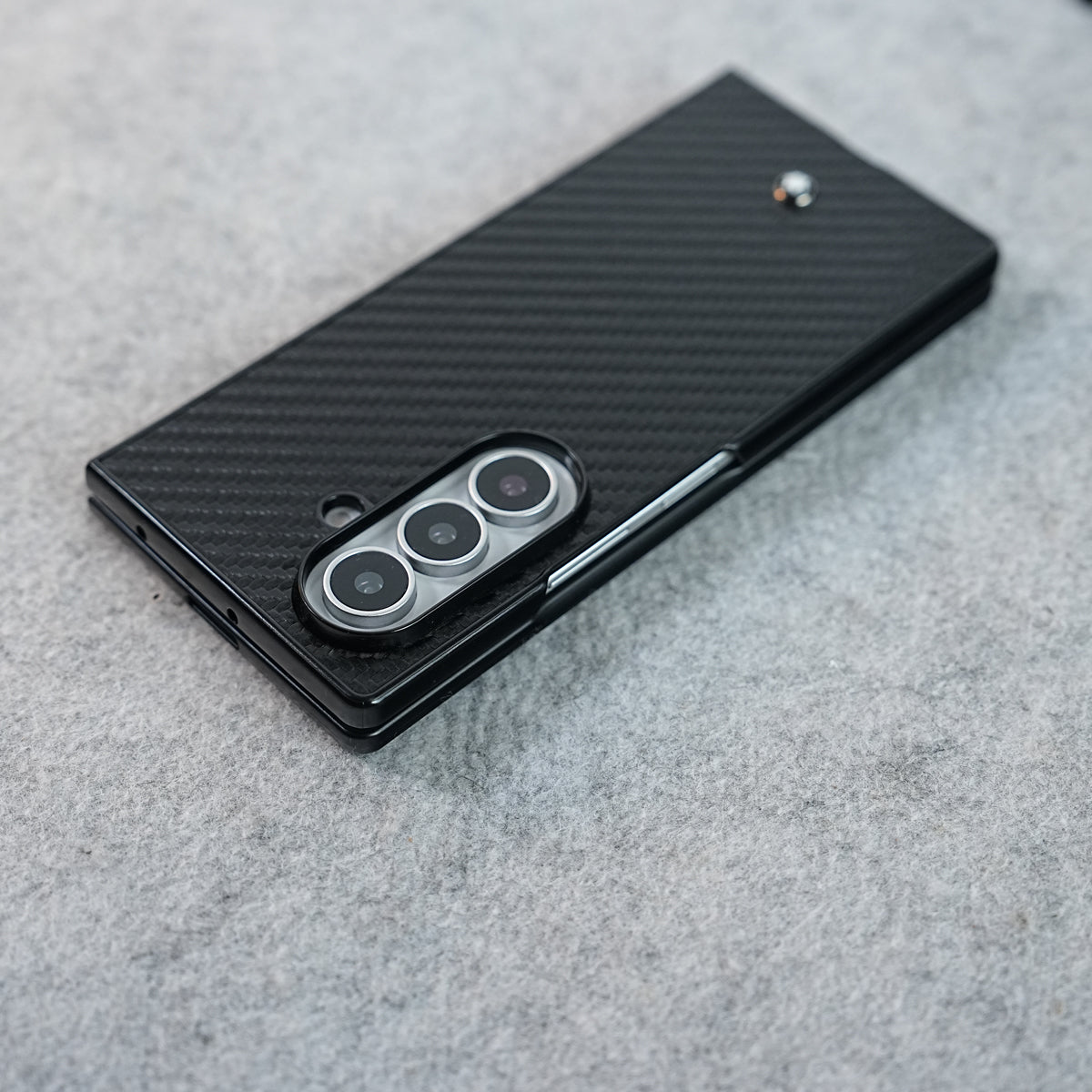 Black Textured MB Case Cover for Samsung Galaxy Z Fold 8 Ultra