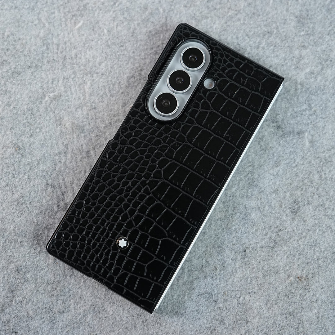 Black Textured MB Case Cover for Samsung Galaxy Z Fold 8 Ultra