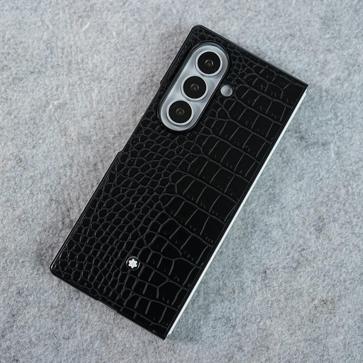 Black Textured MB Case Cover for Samsung Galaxy Z Fold 8 Ultra